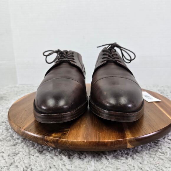 Cole Haan Henry Grand Os Blucher Cap Toe Brown Daily Oxford Dress Shoes Mens 9 M - Picture 4 of 13